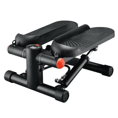 Mini Steppers for Exercise, Mute the Sound with Resistance Bands, 331lbs Loading Capacity, Digital Monitor, Optional Twist Motion for Home Fitness