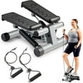thumbnail image 1 of Mini Steppers for Exercise at Home, Stair Step Workout Machine with Optional Resistance Bands, Full Body Cardio Equipment, 1 of 6