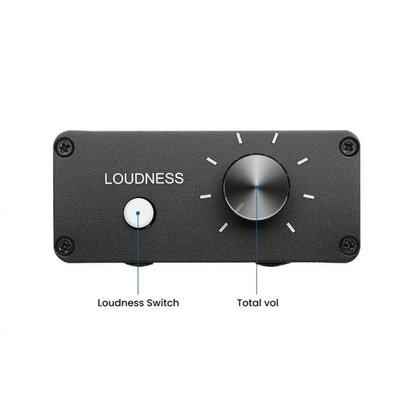 Mini Stereo Audio Preamplifier Lossless Signal, Compact Size for Enhanced Audio Control Preamplifier