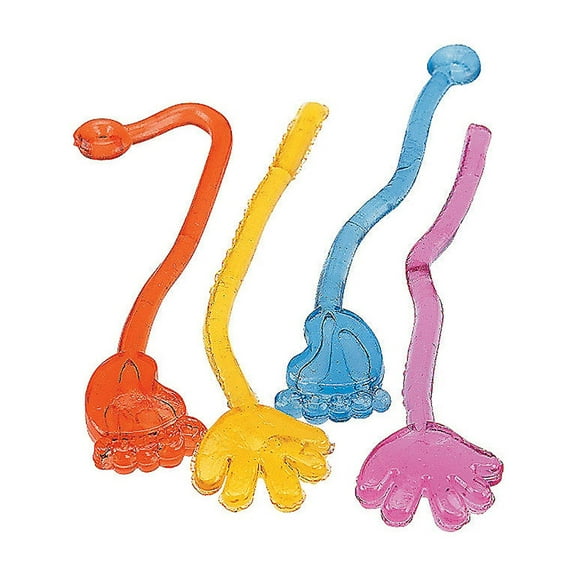 Mini Sticky Hands & Feet On String(6Dz) - Toys - 72 Pieces
