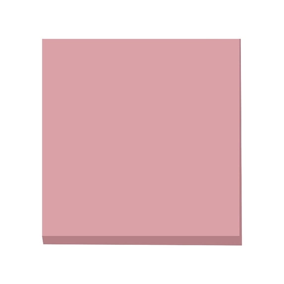 Mini Sticky Notes 100 Sheets Super Sticky Notes - 6-Pack Cute Memo Pads with Strong Adhesion, Tear-Proof Removable Page Markers for Study/Office/Whiteboard Pink