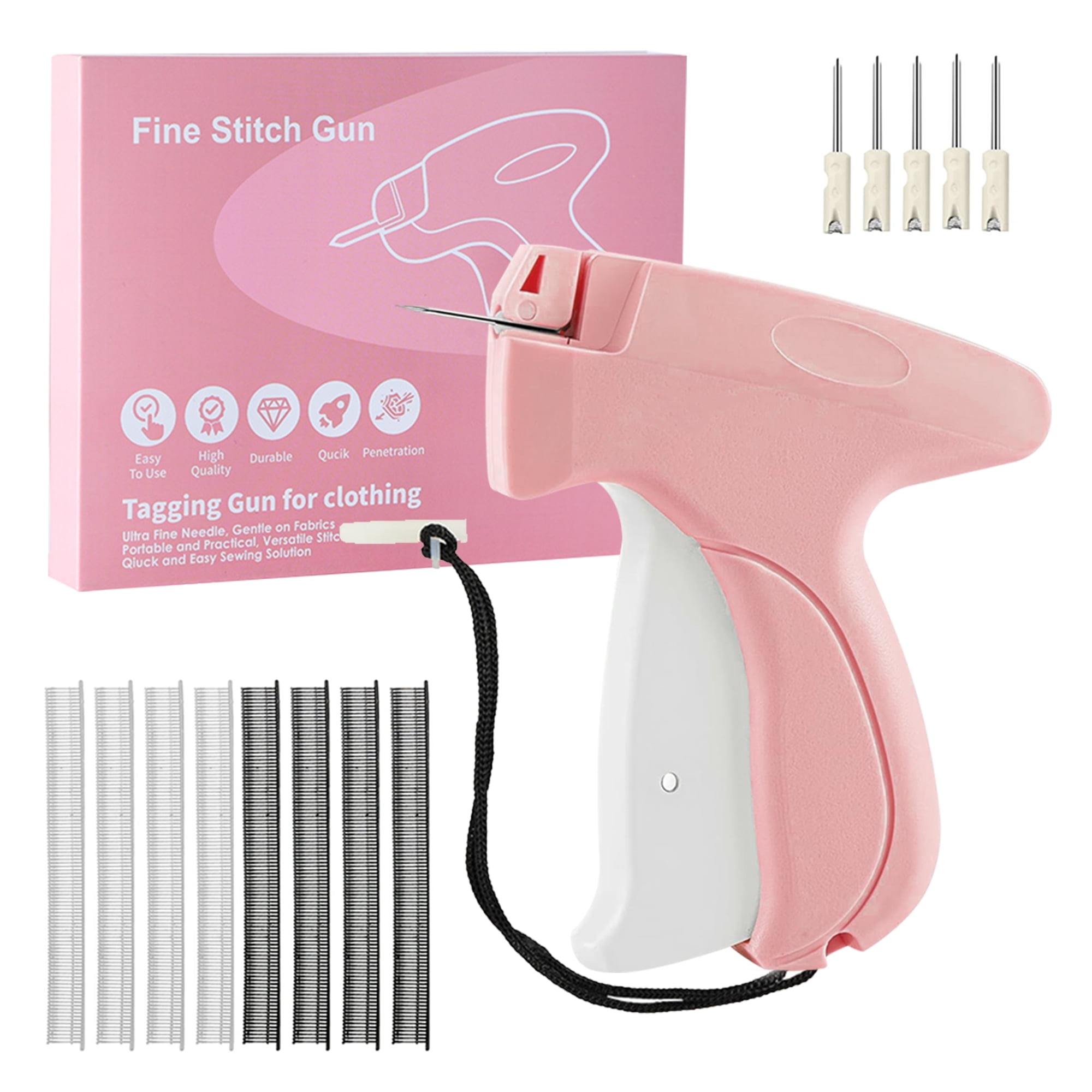 Stitchy Quick Clothing Fixer - Macchinetta Per Cucire Rapida, Ideale Per Bottoni E Orli, Senza Cucito A Mano