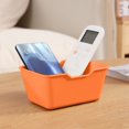 thumbnail image 1 of Mini Storage Box with Handle - Stackable Plastic Organizer Bin for Desk, Closet, Kitchen, Refrigerator - Compact Jewelry & Miscellaneous Storage Container, 1 of 7