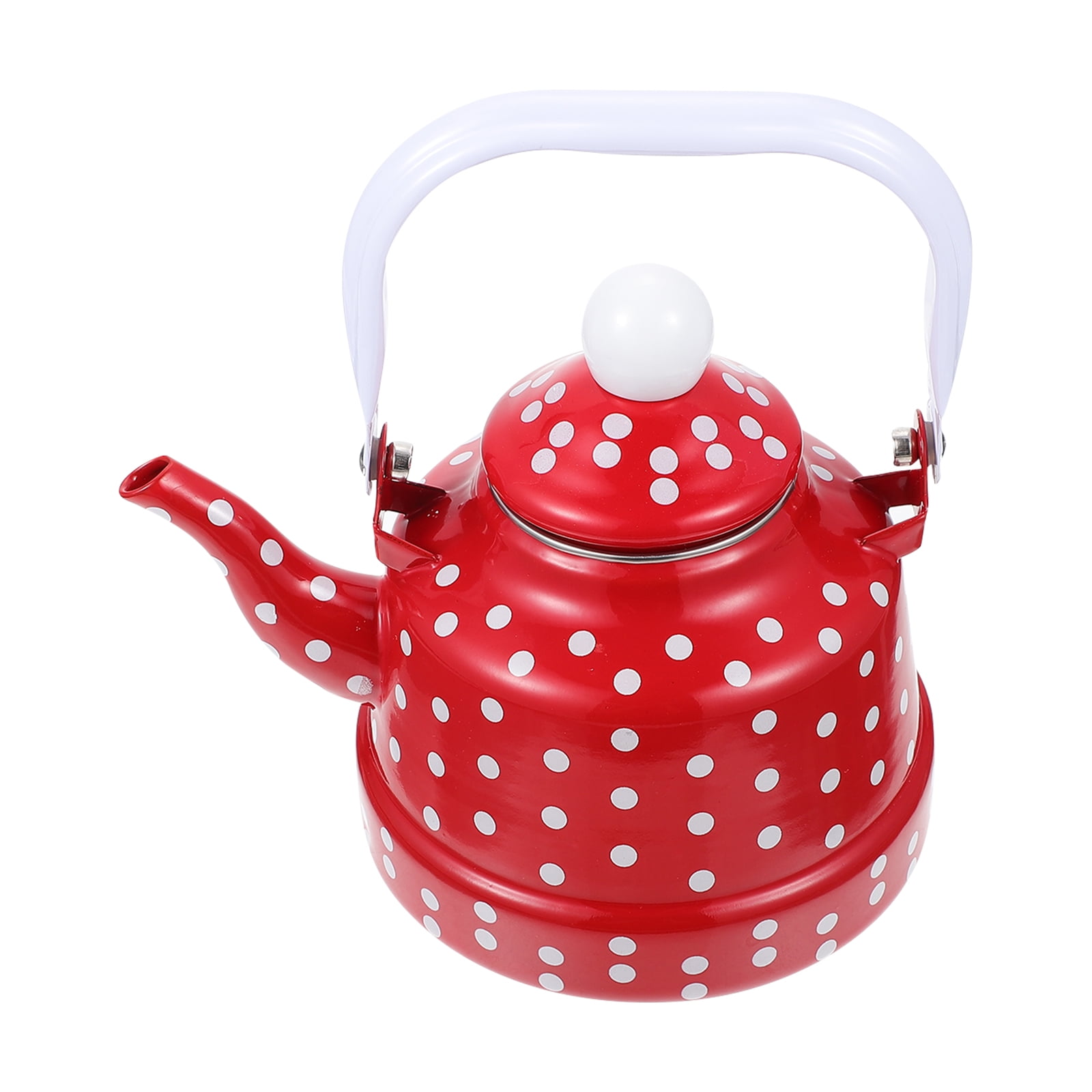 Mini Stove Camping Decor Enamel Kettle Small Tea Vintage Ceramic ...