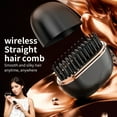 thumbnail image 1 of Mini Straightener, New Cordless Rechargeable Portable Straightening Comb, Rapid-Heat with Three Temperature Controls, Heat-Resistant Shell Travel Comb, 1 of 8