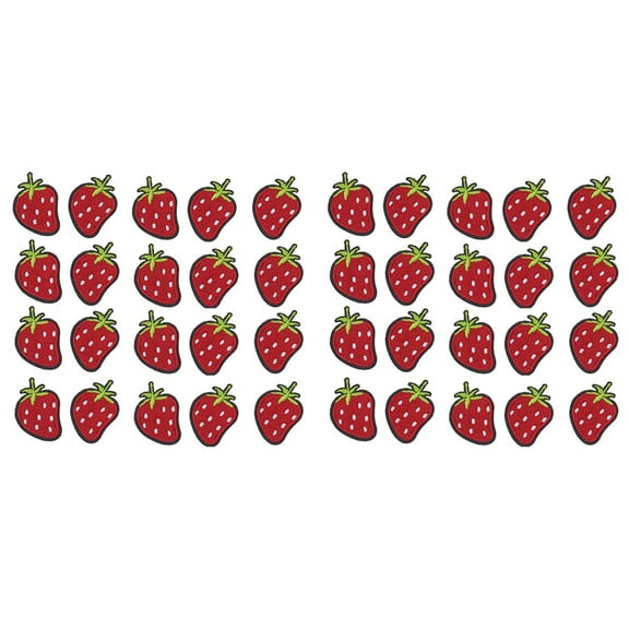 Mini Strawberry Embroidered Sew Iron on Patch for Clothes/Hat/Jackets/T-Shirt/Jeans/Backpacks (40Pcs)