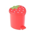 thumbnail image 1 of Mini Strawberry Trash Can with Lid Plastic Garbage Bin Waste Paper Organizer for Home Office Desk Room Desktop Bucket, 1 of 14
