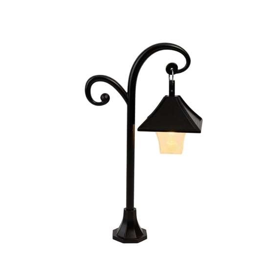 Mini Street Lamp Figurine LED Small Scene Light for Micro Landscape Desktop Fairy Garden Decoration