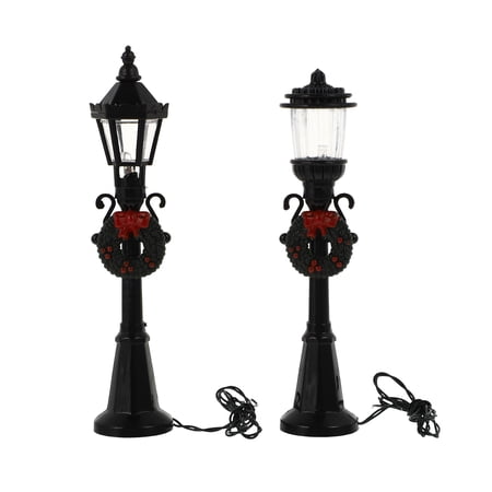 Mini Street Light Lights Miniature Lamp Lamp Pathway Model Solarlamps Lamppost Post Post Light Decor Houselights