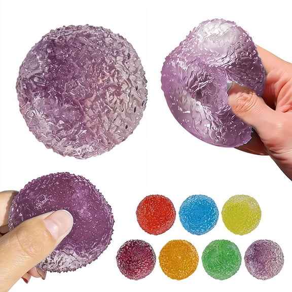 Mini Stress Balls,High Density Solid Toys, 1.6" Sensory Fidget for Classroom, office