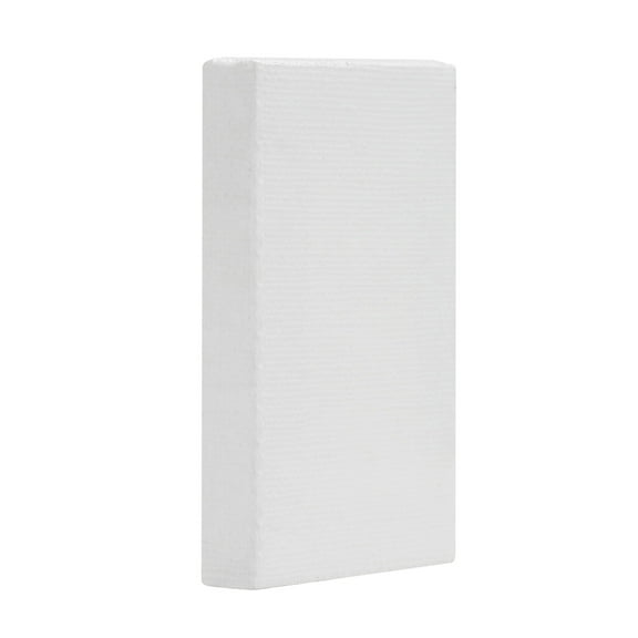Mini Studio Rectangular Canvas, 100% Cotton Acid Free White Canvas, 2"X3", 1 Piece, Academic Canvas, Great Chioce for Beginners and Hobbyists of All Skill Levels.