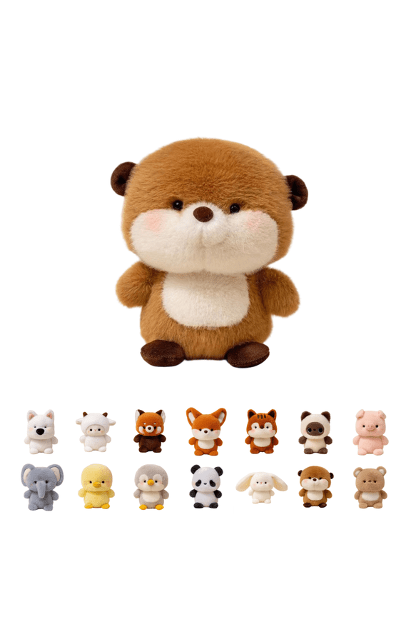 Mini Stuffed Animals 5.9in – Small Bedtime Stuffed Animal Plush Toys with Floppy Ears & Fluffy Tail, Cute Plushies Girl Toddler Toys, Birthday Valentine's Day Gifts for Kids Girl Friend E