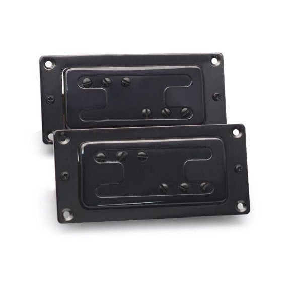 Mini Style Two Line 6 Hole Electric Guitar Humbucker Pickup Neck/Bridge Pickup Black