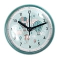 thumbnail image 1 of Mini Sucker Wall Clock: Anti-Fog, Waterproof Design for Bathroom, Kitchen, Toilet - Small Quartz Table Clock Print, 1 of 5