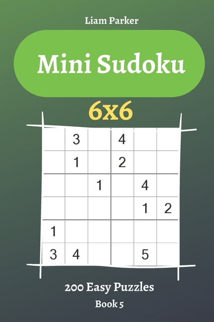Diagonal Sudoku: Diagonal Sudoku : 200 Rompecabezas Medio 6x6 vol. 2  (Series #2) (Paperback) 