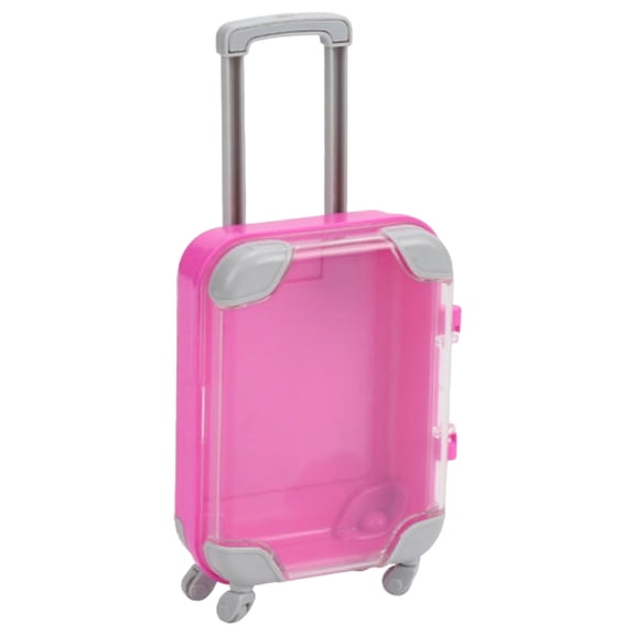 Mini Suitcase Gift Box, Mini Storage Box with Handle & Wheels, Tiny Suitcase Toy for Jewelry, Candy, Party Favors