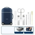 thumbnail image 1 of Mini Suitcase Manicure Set 8Pcs C - Nail Clippers Set Personal Clippers Stainless Clippers Fingernail Clippers Set Toenail Cutter Set Men’S Nail Clippers Women’S Nail Clippers Nail Clippers Kit, 1 of 8