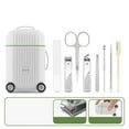 thumbnail image 1 of Mini Suitcase Manicure Set 8Pcs A - Nail Clippers Set Personal Clippers Stainless Clippers Fingernail Clippers Set Toenail Cutter Set Men’S Nail Clippers Women’S Nail Clippers Nail Clippers Kit, 1 of 8
