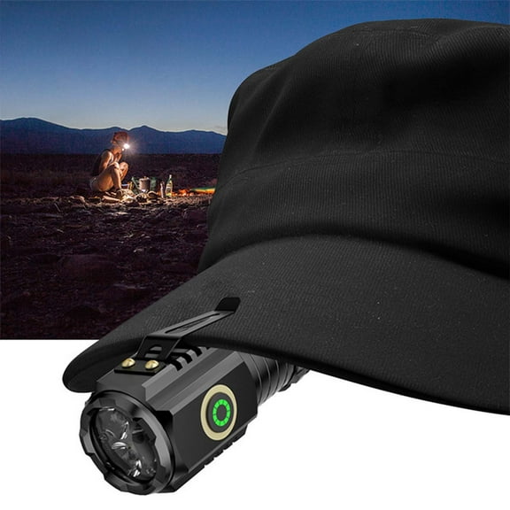 Mini Super Power Flashlight, 1500mAh Magnetic Pocket Torch, Zoomable Aluminum Alloy LED Light, Type-C Rechargeable Emergency Tool, Camping Outdoor Survival Gear