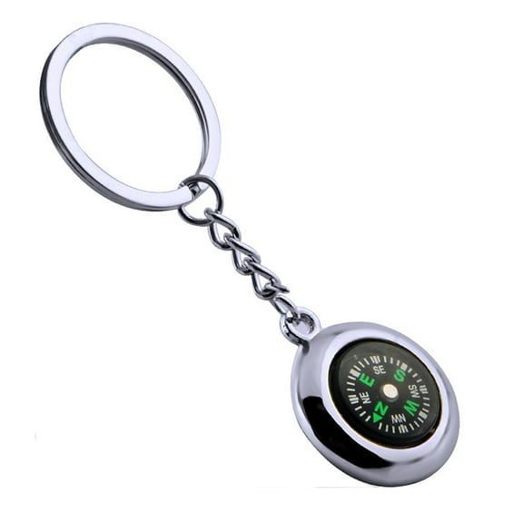 Mini Survival Compass for Key Chain Outdoor Camping Hiking Pocket Compass Naviga