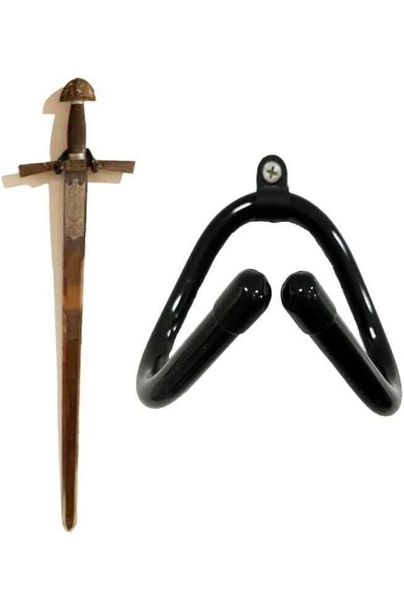 Mini Sword Wall Mount Display Rack Stand Holder Hook Hanger for All Sword, Dagger, Axe, Keyblade - Vertical or Horizontal Display - Easy to mold to your specific needs! -Simple and Sturdy