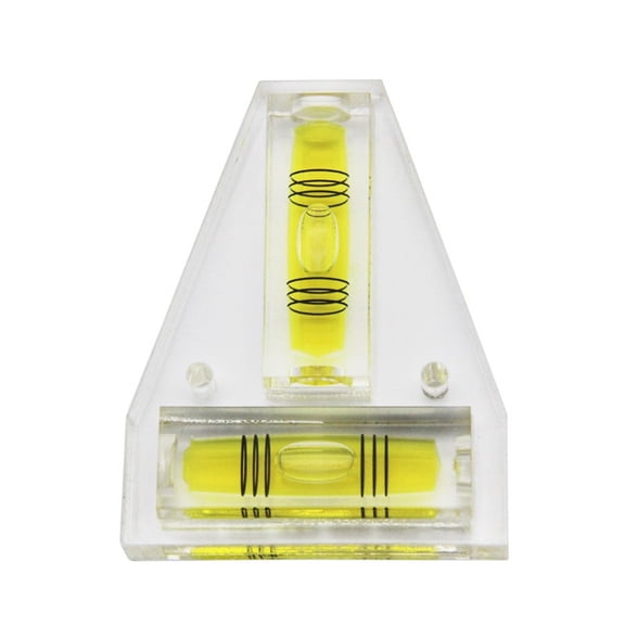 Mini T-Shaped Level Transparent Shell Level for Caravans Furniture PictureFrames