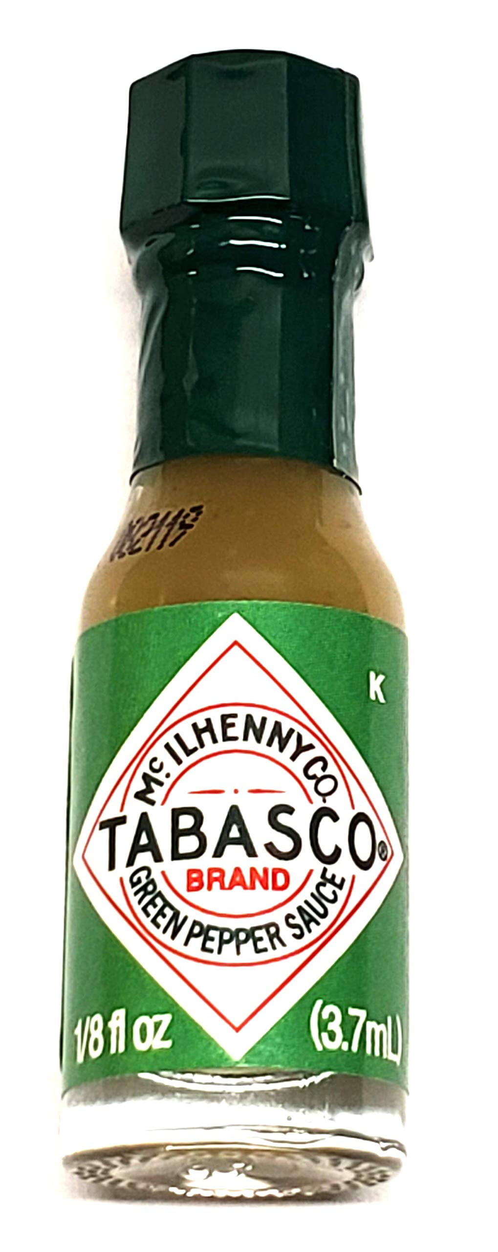 Mini Tabasco Green Jalapeno Pepper Sauce Bottles 1/8 Oz. Pack of 10
