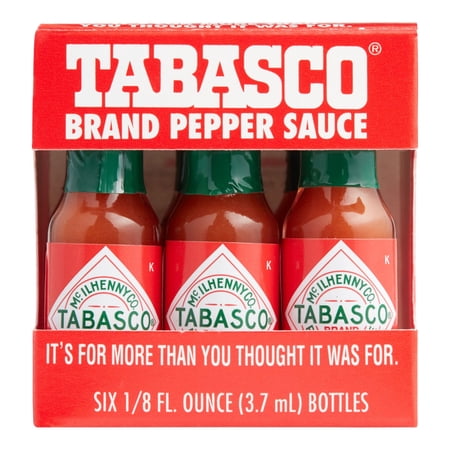 Mini Tabasco Pepper Sauce Bottles 3 ea Pack of 4