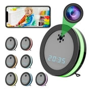 Mini Table Desk Clock Video Camera WIFI Camera Wireless Electronic Clock DV Baby Monitor Remote Monitoring Cam