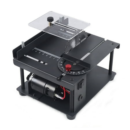 Mini Table Saw,200W Multifunctional Portable Table Saws, 7 Speed & 0-90° Angle Adjustable, Mini Desktop Electric Saw Cutter 1.3 inch Cutting Depth
