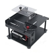 Mini Table Saw,200W Multifunctional Portable Table Saws, 7 Speed & 0-90  Angle Adjustable, Mini Desktop Electric Saw Cutter 1.3 inch Cutting Depth