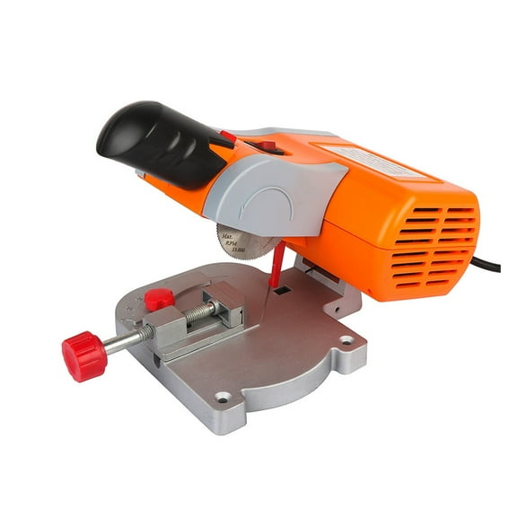 Mini Table Saw Machine Woodworking Electric Bench Saw Handmade DIY Cutting Machine 45 Degree Cut-off Saw For cutting Metal Wood ,Easy to Use