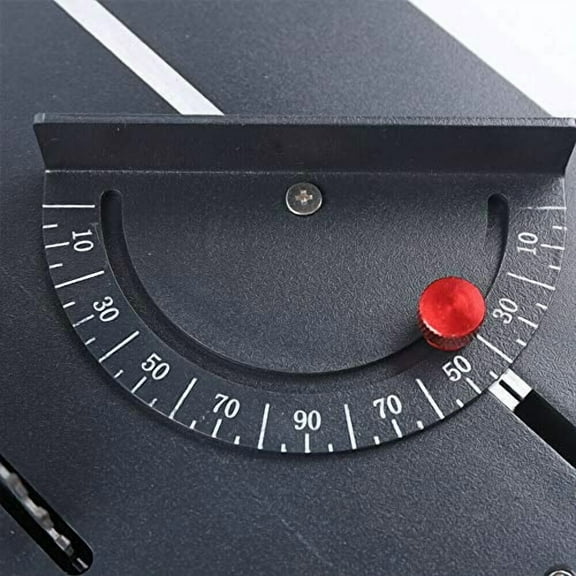 Mini Table Saw, Portable Hobby Tabletop Saw Electric Precision Benchtop Saw with Sliding Ruler, Woodworking Polisher Grinder Cutting Machine for DIY Handmade Wooden Model Crafts