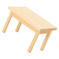 thumbnail image 1 of Mini Table Wood Doll House Dollhouse Wooden Miniature Collection Accessories Birch, 1 of 6