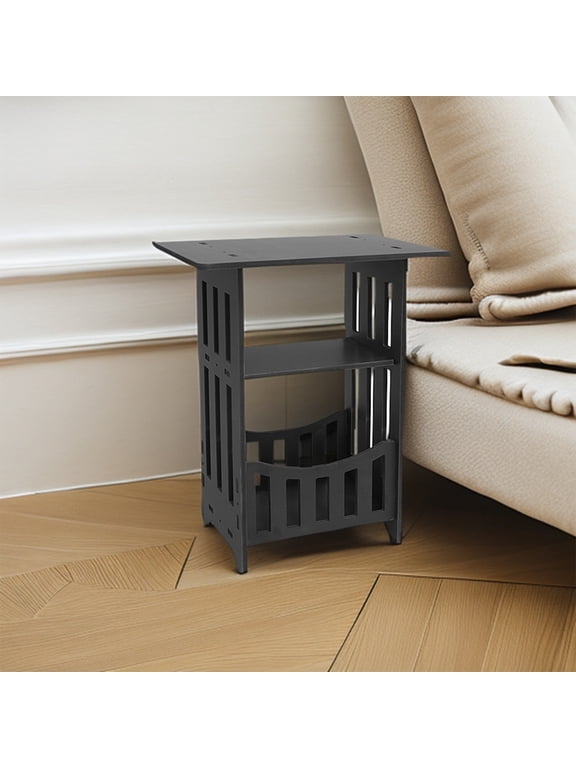 Mini Table for Small Apartment Bedside Table 15x15x20 Inch for Living Room End Table Nightstand Small Side Table for Couch