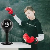 Mini Tabletop Boxing Speed Bag with Suction Cup Base | Stress Relief & Training Tool for Home & Office | Includes Hand Pump for Easy Setup