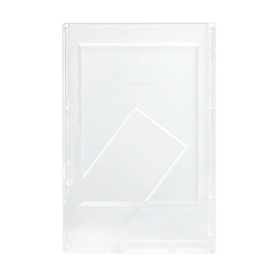 Mini Tabletop Picture Frame, 3 Inch Photo Card Stand, Acrylic Clear Display Holder for Desk Decor