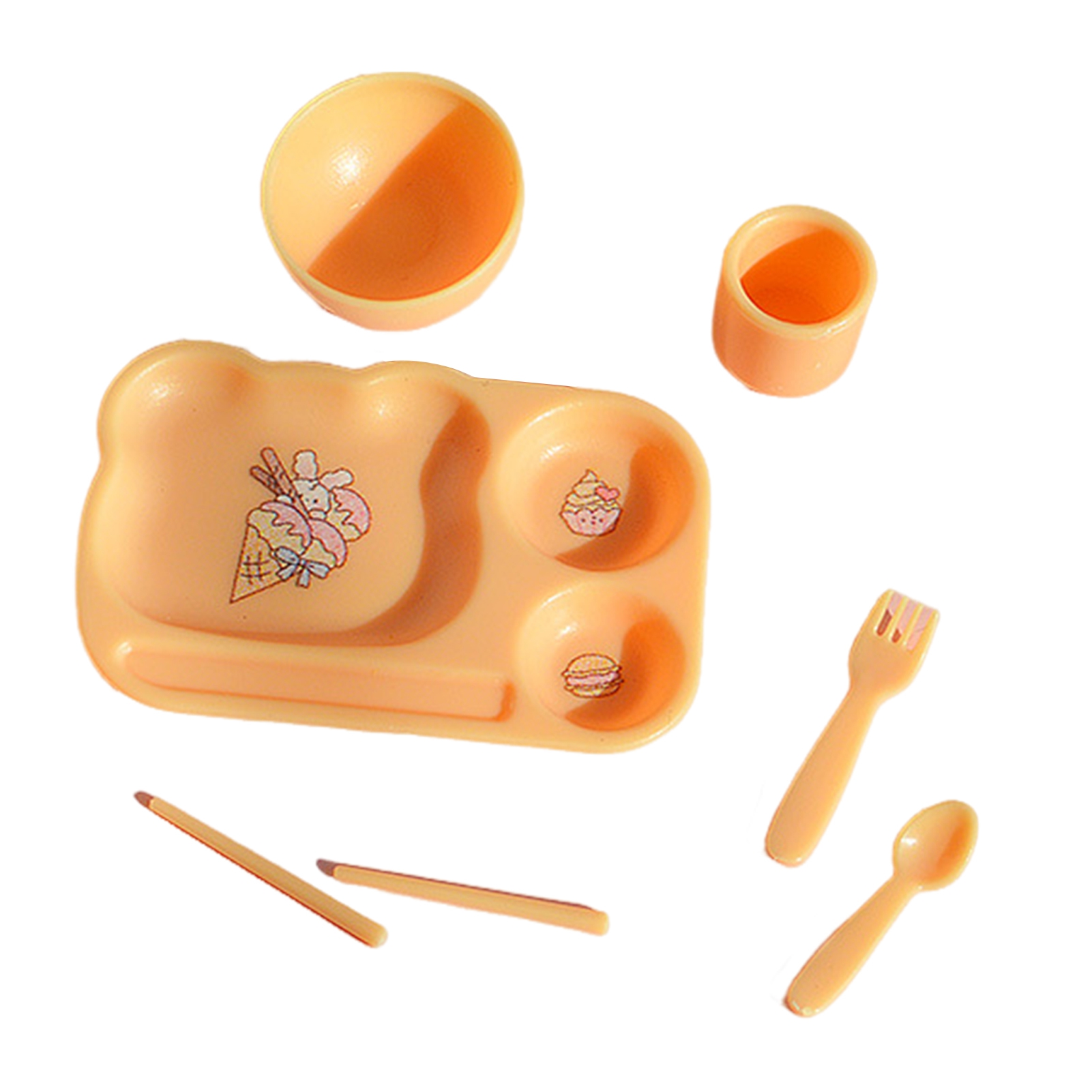 Tableware Mini Mini Tableware Model 1 12 Mini Dinnerware Set Miniature Tableware Model ...