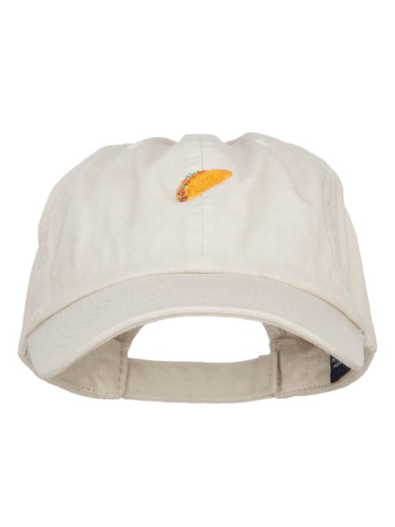 Mini Taco Embroidered Low Cap - Putty OSFM