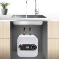 thumbnail image 1 of Mini Tank Electric Water Heater 8L Point of Use Hot Water Boat 110V 1500W 27.9*21*28cm for Kitchens, Bathrooms, RVs, 1 of 19