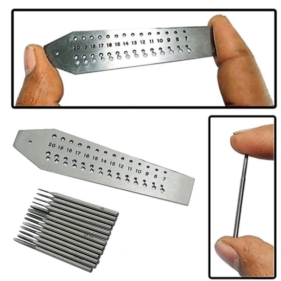 Mini Tap & Die Set 14 Taps Screwplate 0.7mm - 2mm Range Jewelry And Watch Repair