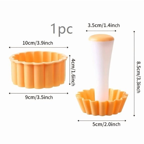 Mini Tart Shell Plastic Pastry Mold - Durable Non-Stick Baking Tool for Cheesecakes, Mini Pies, and Desserts