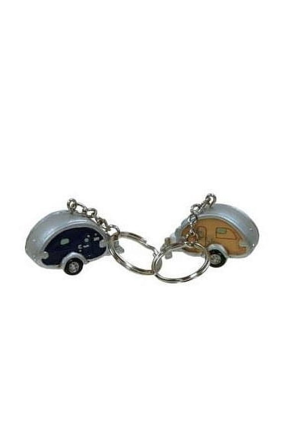 Mini Teardrop Trailer Keychain (Random Color)