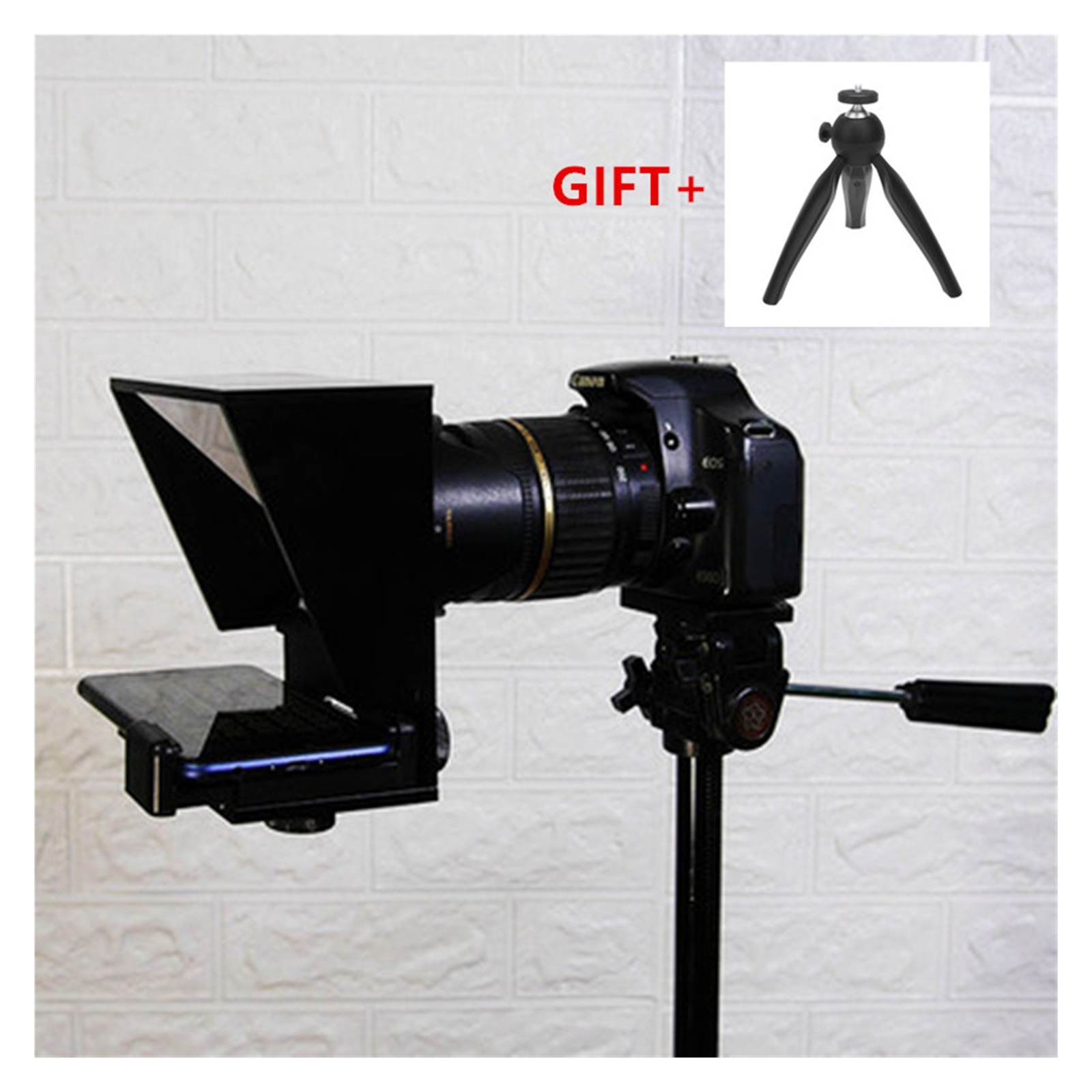 Téléprompter Portable Pour Smartphone - Mini Kit Vidéo Pour IPhone & Android, Streaming Live Sans Télécommande