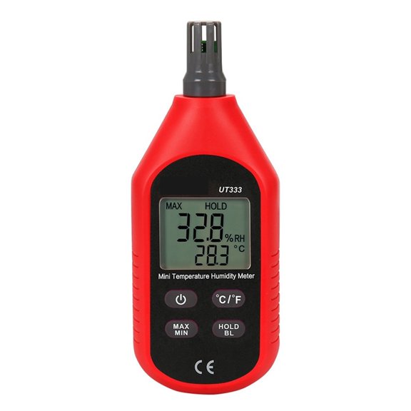 Mini Temperature Humidity Meter UT333 Series, LCD Digital Display High-accuracy Thermometer Hygrometer Environmental Tester