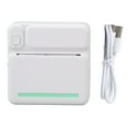 thumbnail image 1 of Mini Thermal Sticker Printer, Green, Inkless, Bluetooth, APP Controlled, Portable, for Kids, DIY, Study Notes, Pictures, Receipts, Compact Design for Easy Use, 1 of 9