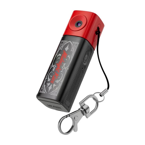 Mini Thumb Camera 2K Portable Pocket Camera with Rotatable Lens Type C Rechargeable Compact Video Recorder for Travel Outdoor Daily Use