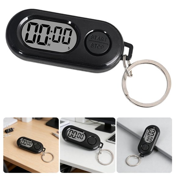Mini Timer Single Button Operation Precise Digital Timing Simple Setups All Ages Family Daily Efficiency Timing Device