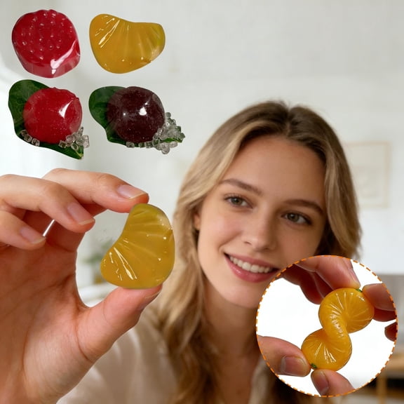 Red Tomato Squeeze Sensory for Adults Anxiety Relief Slow Rising Soft Touch Handheld Fruit Decompression Tool with Realistic Finish, Red