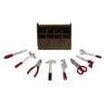 thumbnail image 1 of Mini Tool Box Miniature Case Tiny House Decor Chest Car Model Wooden Kid Tools Child, 1 of 6